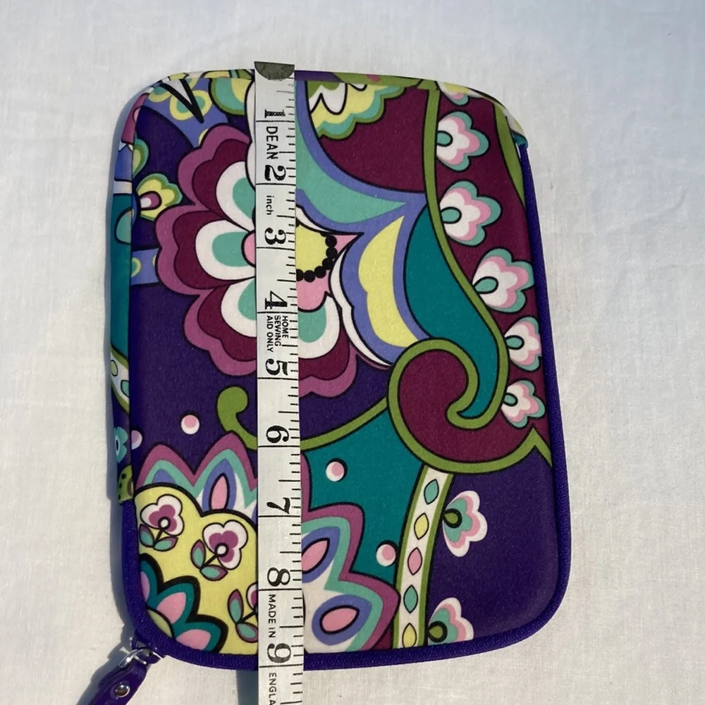 Vera Bradley Heather iPad case sleeve neoprene 6,5”x 9”